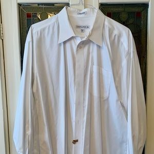 Joesph & Feiss Mens Dress Shirt White Sz 19 34/3